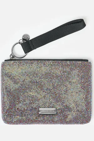 Oliver Bonas Iridescent Gem Zipped Pouch