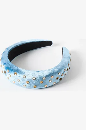 Oliver Bonas Adara Velvet Gem Padded Headband
