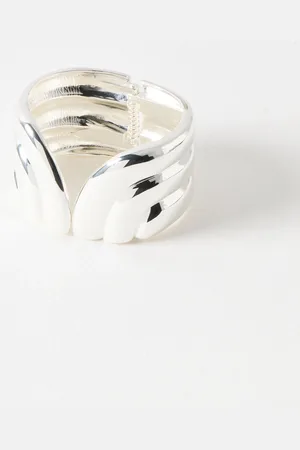 Oliver Bonas Nur Chunky Tone Cuff Bangle