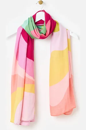 Oliver Bonas Bright Wave Lightweight Scarf