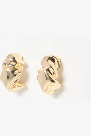 Oliver Bonas Clyda Organic Shape Warped Hoops