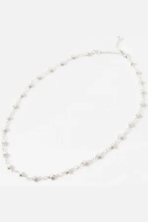 Oliver Bonas Taurus Tone Mini Stars Chain Necklace
