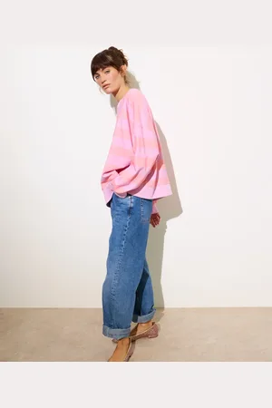 Oliver Bonas Striped Washed Sweatshirt, size 6