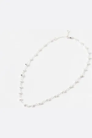 Oliver Bonas Taurus Tone Chain Heart Necklace