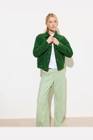 Oliver Bonas Corduroy Scallop Pocket Collared Jacket, size 6