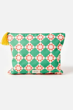 Oliver Bonas Geometric Sun Tile Packing Cubes Set of Three