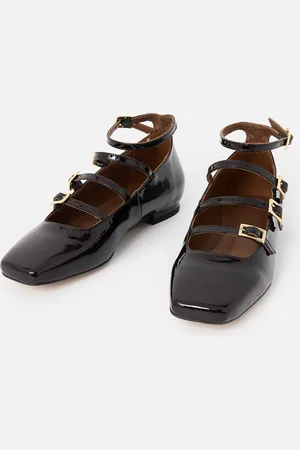 ALOHAS Luke Onix Leather Ballet Flats, size UK 5