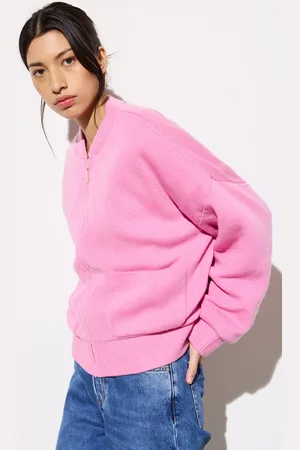 Oliver Bonas Knitted & Quilted Reversible Bomber Jacket, size 12