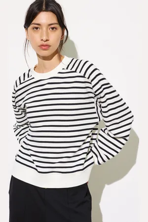 Oliver Bonas Monochrome Striped Sweatshirt, size 6