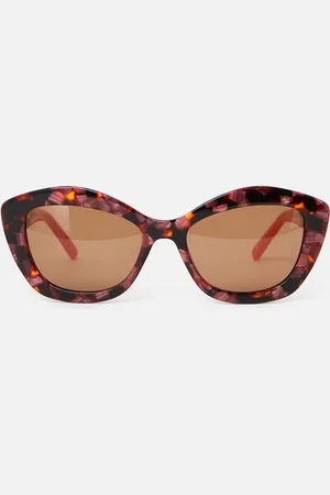 Oliver Bonas Faux Tortoiseshell Cat Eye Sunglasses