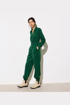 Oliver Bonas Dark Button Through Jumpsuit, size 16