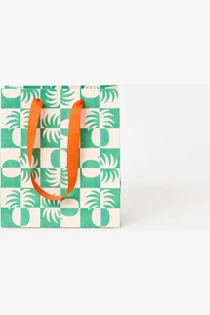 Oliver Bonas Pineapple Tile Gift Bag Medium