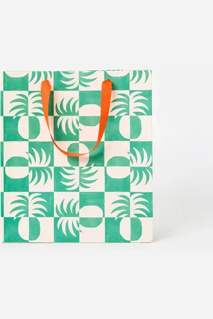 Oliver Bonas Pineapple Tile Gift Bag Large