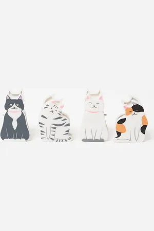 Oliver Bonas Kitty Bag Clips Set of Four