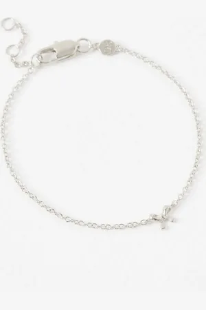 Oliver Bonas Paloma Sterling Mini Bow Bracelet