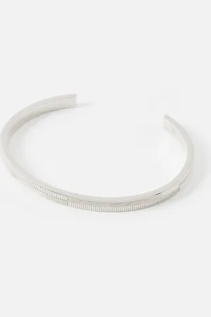 Oliver Bonas Gia Geometric Plated Cuff Bangle