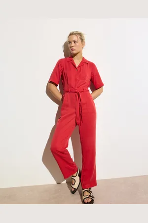 Oliver Bonas Collared Zip Up Short Sleeve Jumpsuit, size 10