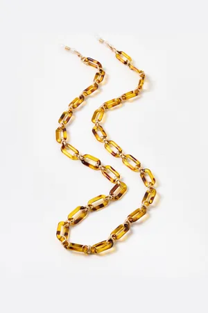 Oliver Bonas Laurel Faux Tortoiseshell Loop Glasses Chain