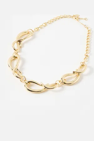 Oliver Bonas Spencer Tone Chunky Collar Necklace