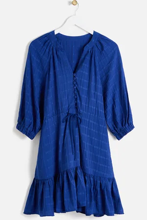 Oliver Bonas Textured Tiered Mini Dress, size 6