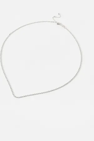 Oliver Bonas Demi Disc Plated Chain Necklace