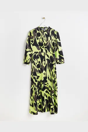 Oliver Bonas Abstract Print Midi Dress, size 6