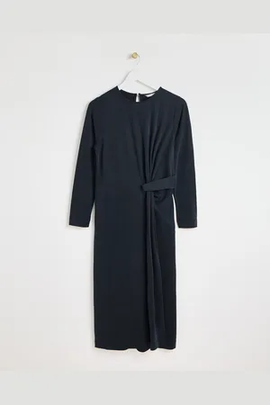 Oliver Bonas Dark Knot Jersey Midi Dress, size 6