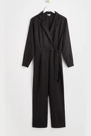 Oliver Bonas Wrap Wide Leg Jumpsuit, size 6