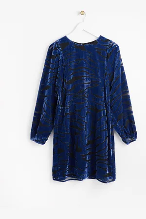 Oliver Bonas Velvet Sheer Mini Dress, size 6