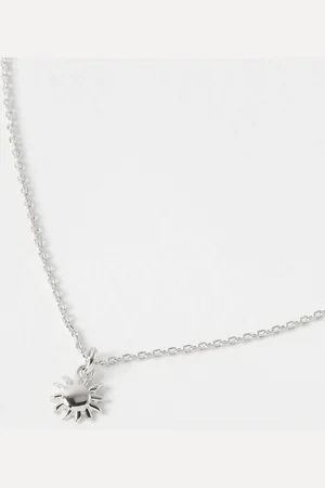 Oliver Bonas Elio Sun Charm Sterling Pendant Necklace