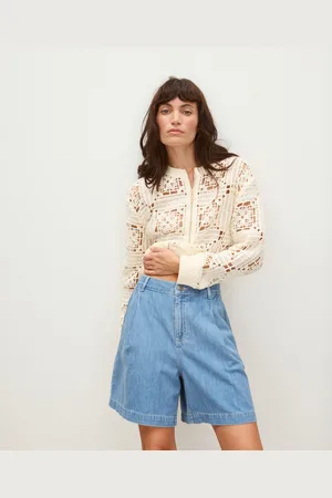 Oliver Bonas Chambray City Shorts, size 6