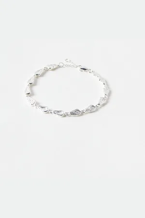 Oliver Bonas Talia Molten Shell Plated Chain Bracelet