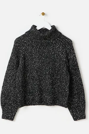 Oliver Bonas Sparkle Roll Neck Knitted Jumper, size 12