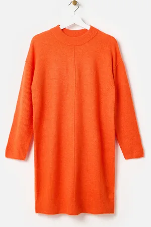 Oliver Bonas Ribbed Knitted Jumper Dress, size 10