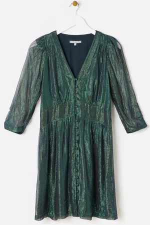 Oliver Bonas Sparkly Metallic Mini Dress, size 8