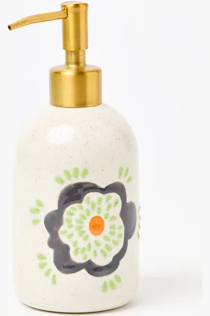 Oliver Bonas Flower Ceramic Soap Pump