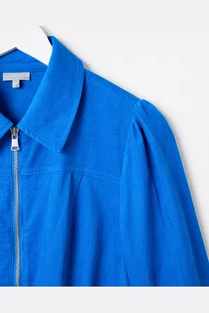 Oliver Bonas Cobalt Corduroy Mini Dress, size 12