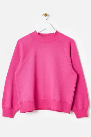 Oliver Bonas High Neck Raglan Sweatshirt, size 8