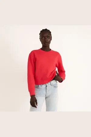 Organic Basics Weekend Boxy Crewneck Sweatshirt XXS