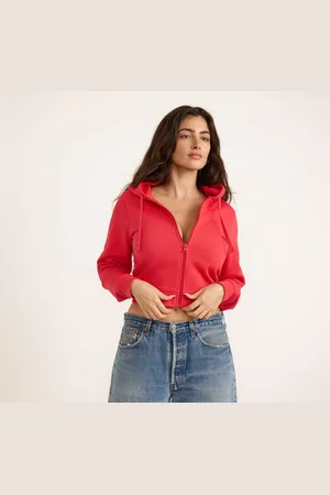 Organic Basics Weekend Crop Zip Hoodie XXS