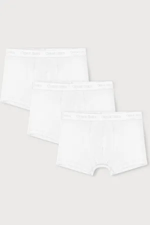 Organic Basics Core Trunks 3-Pack White / White / White XS