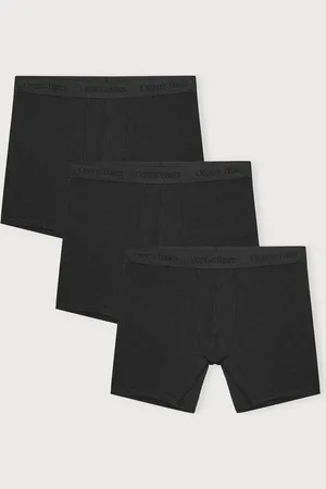 Organic Basics Core Boxer Briefs 3-Pack Black / Black / Black XS