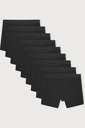 Organic Basics Core Boxer Briefs 9-Pack Black / Black / Black XS