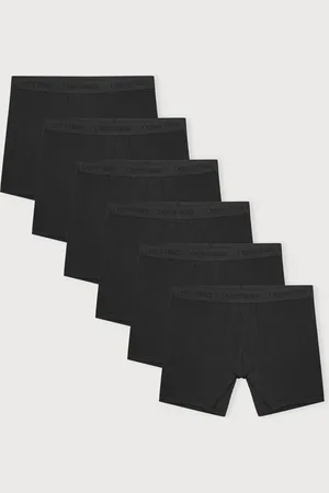 Organic Basics Core Boxer Briefs 6-Pack Black / Black / Black XS