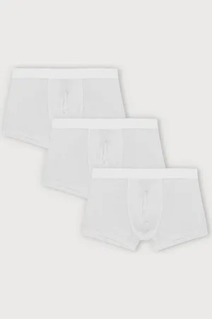 Organic Basics Premium Trunks 3-pack White / White / White XS