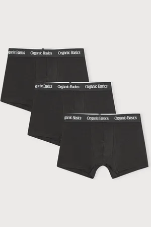 Organic Basics Core Trunks 3-Pack Black / White S