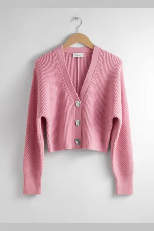 Knitted Cardigan - Dusty Pink - Cardigans - & Other Stories