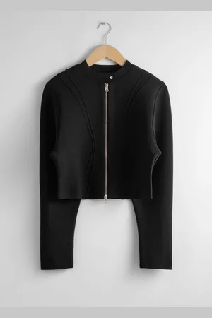 & OTHER STORIES Cropped Zip Cardigan