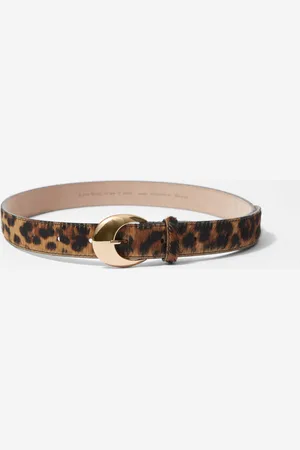 & OTHER STORIES Leopard-Print Leather Belt