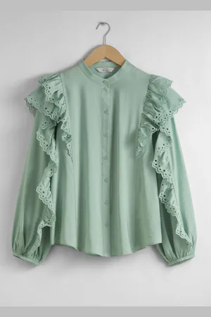 & OTHER STORIES Scalloped Frill Blouse